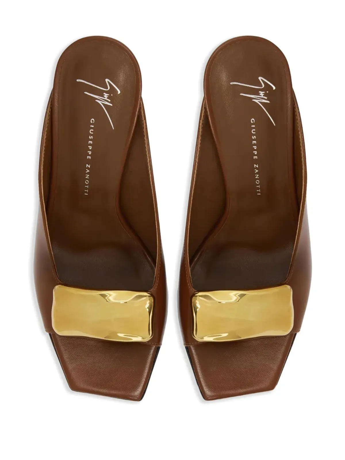 Giuseppe Zanotti ブラウン サンダル - 画像3