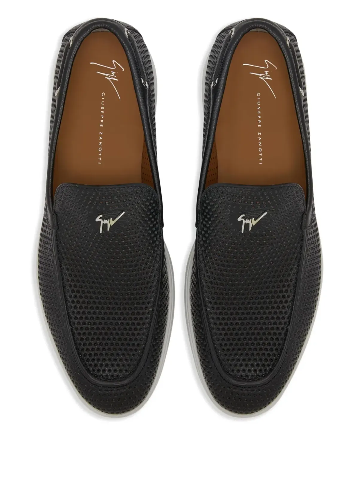 Giuseppe Zanotti ジョルダン ローファー ブラック - 画像4