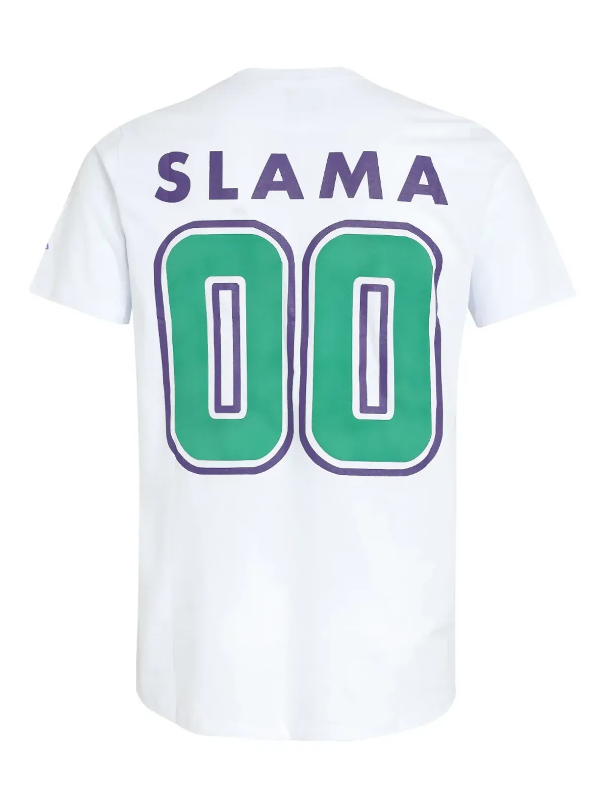 Amir Slama × New Era スローガン刺繍入り Tシャツ - ホワイト - 画像2