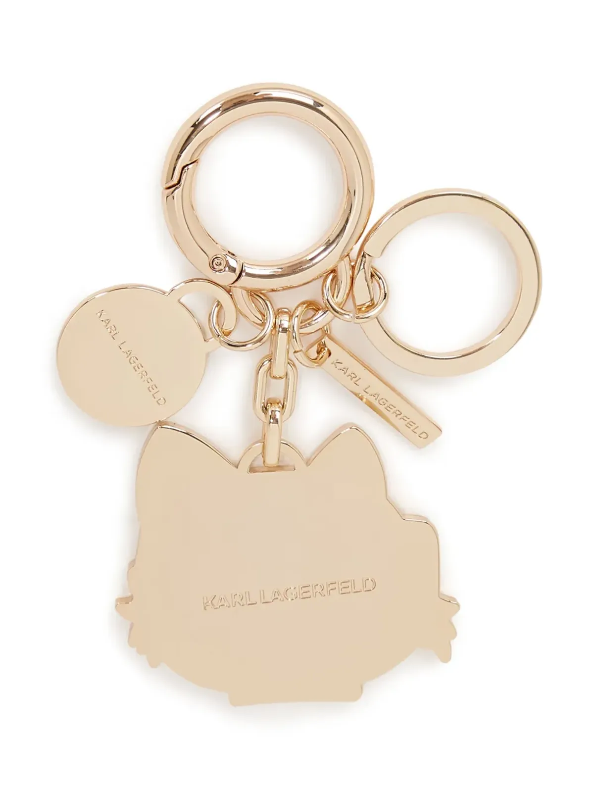 Karl Lagerfeld Ikon Choupette キーホルダー - ゴールド - 画像2