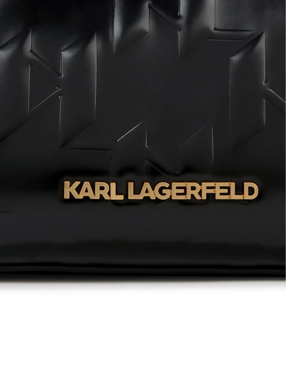 Karl Lagerfeld 小さめ K/Skuare トートバッグ - ブラック - 画像4
