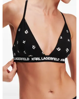 Karl Lagerfeld Ikonik 2.0 パッド入りブレレット - ブラック - サムネイル4
