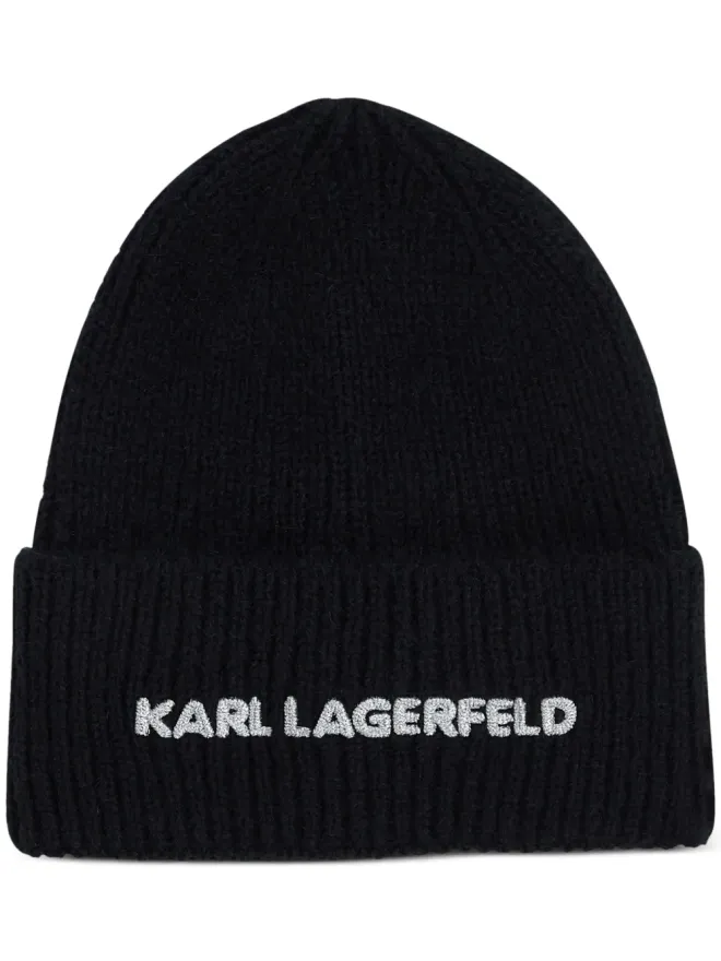 Karl Lagerfeld Karl Lagerfeld K/Essential ビーニー - ブラックの商品画像