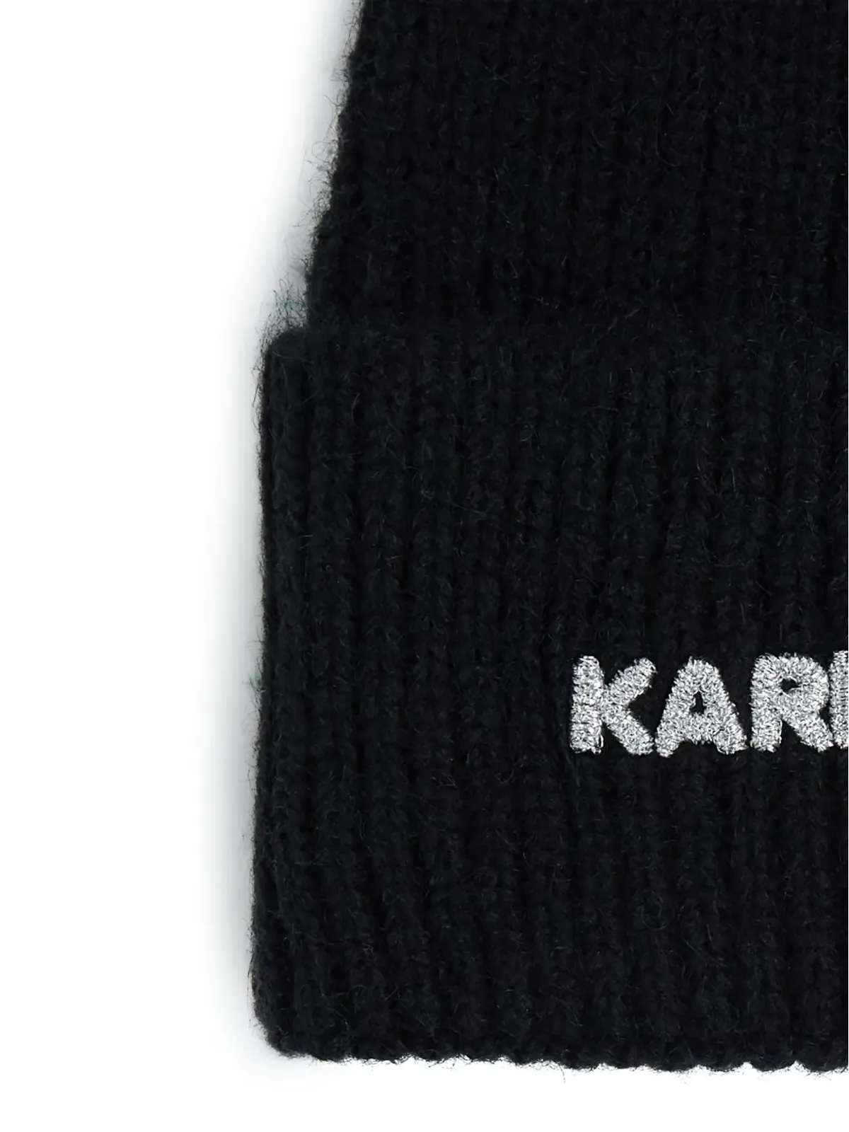 Karl Lagerfeld K/Essential ビーニー - ブラック - 画像3