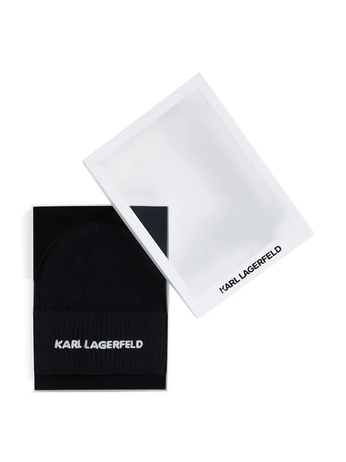 Karl Lagerfeld K/Essential ビーニー - ブラック - 画像4