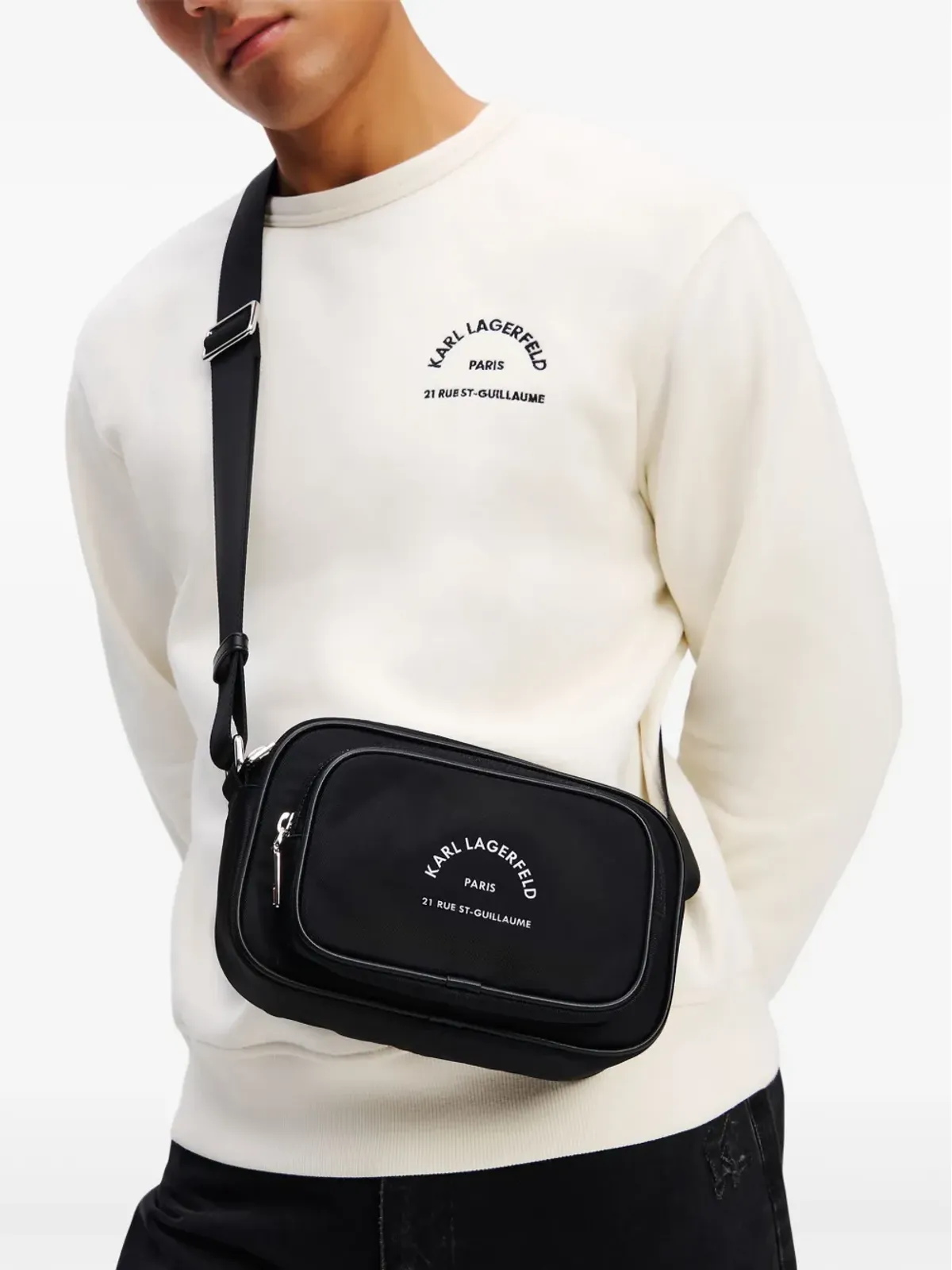 Karl Lagerfeld Rue St-Guillaume ショルダーバッグ - ブラック - 画像2