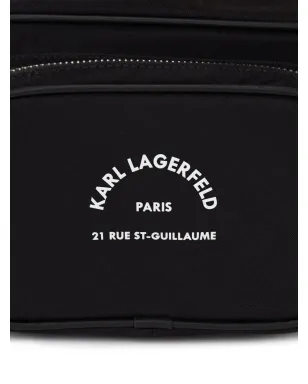Karl Lagerfeld Rue St-Guillaume ショルダーバッグ - ブラック - サムネイル4