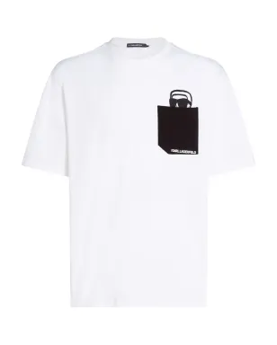 Karl Lagerfeld Ikon 覗きポケット リラックスTシャツ - サムネイル1