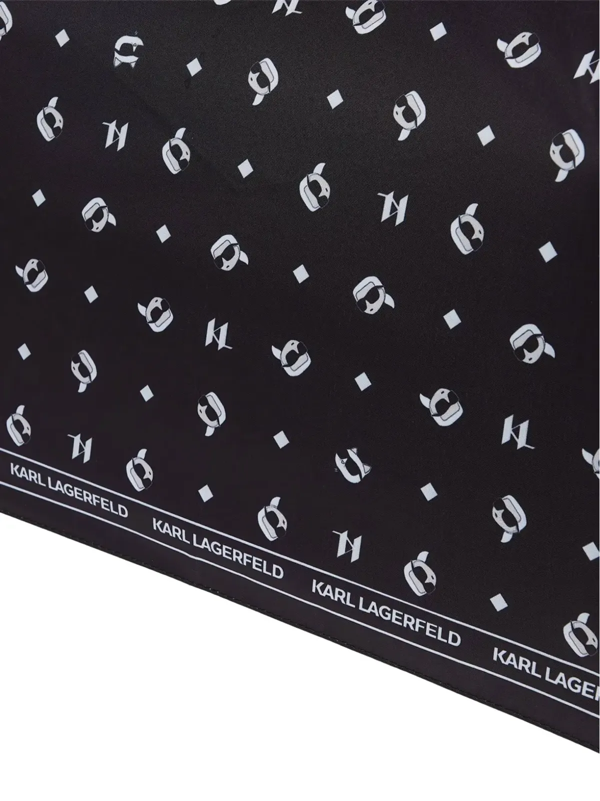 Karl Lagerfeld Ikon 2.0 アンブレラ ブラック - 画像3