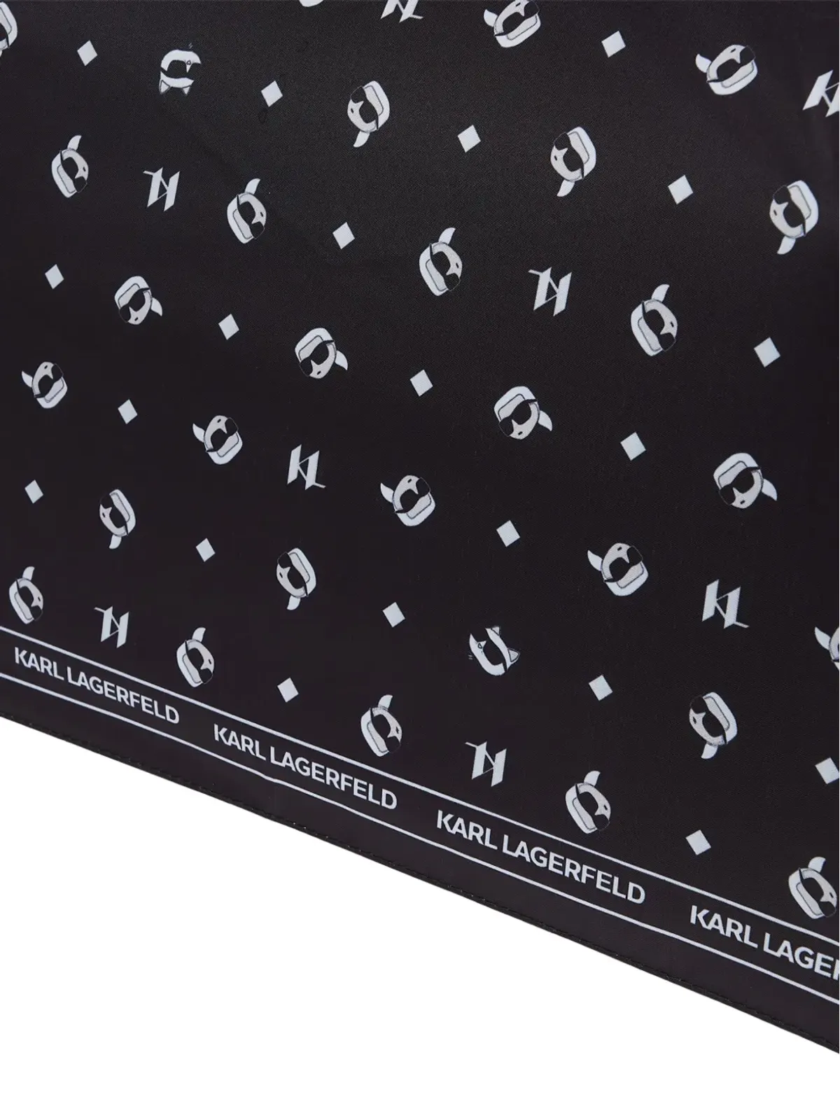 Karl Lagerfeld Ikon 2.0 アンブレラ ブラック - 画像4