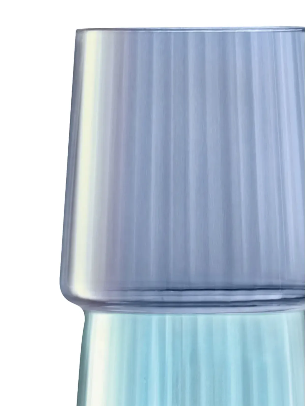 LSA International ジェムズ花瓶 ブルー - 画像2