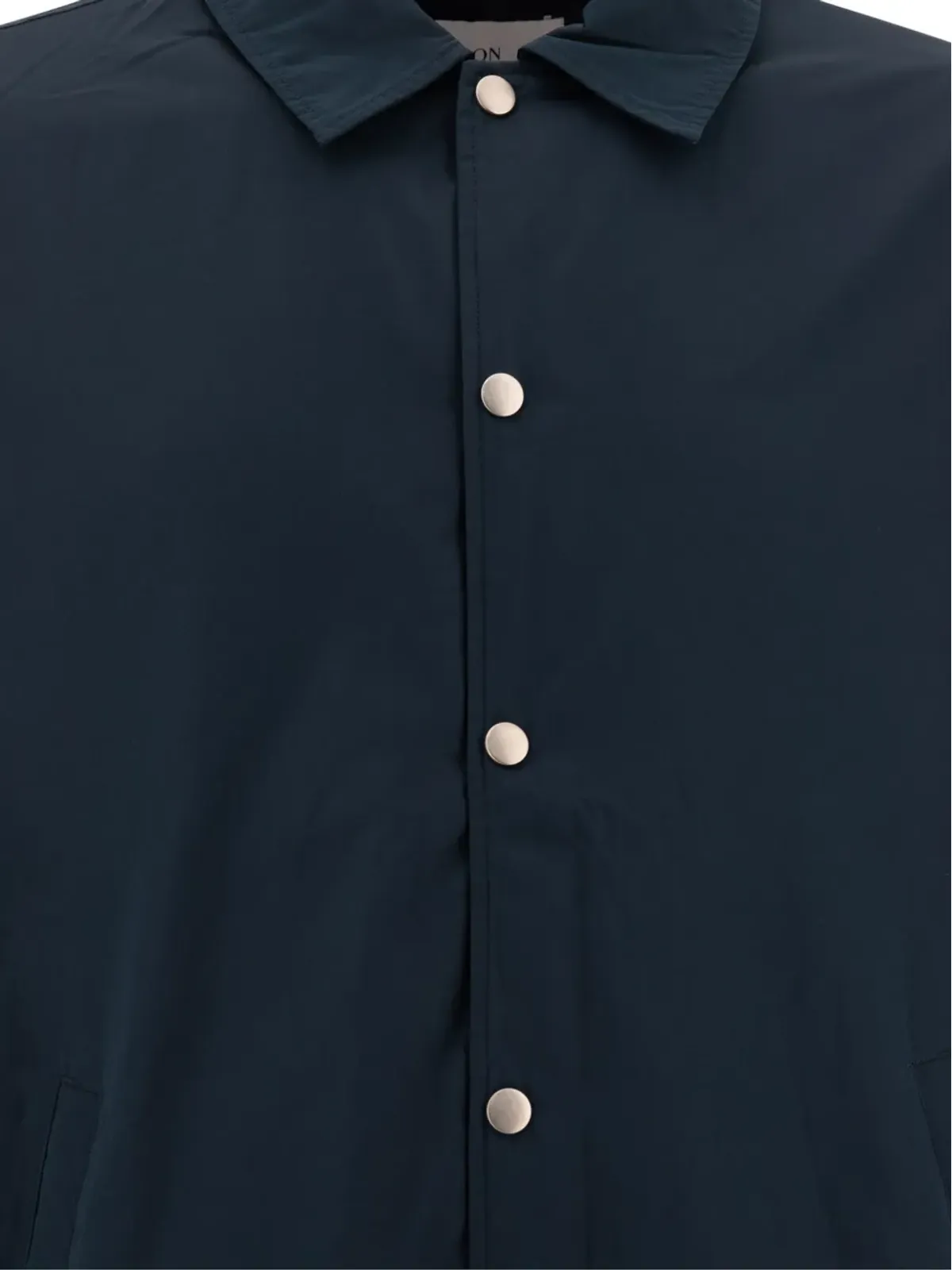 Maison Kitsuné ロゴプリント シャツジャケット - ブルー - 画像3