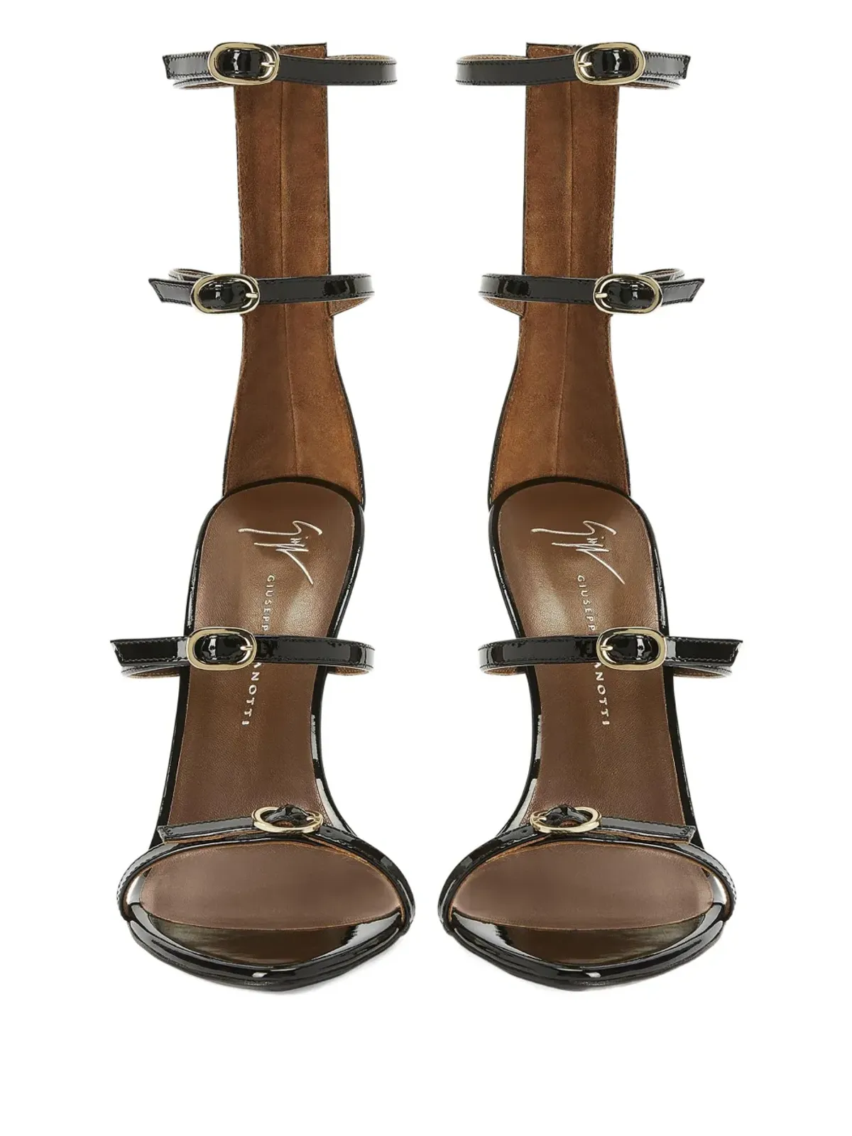 Giuseppe Zanotti ジゼルバックルサンダル - 画像4