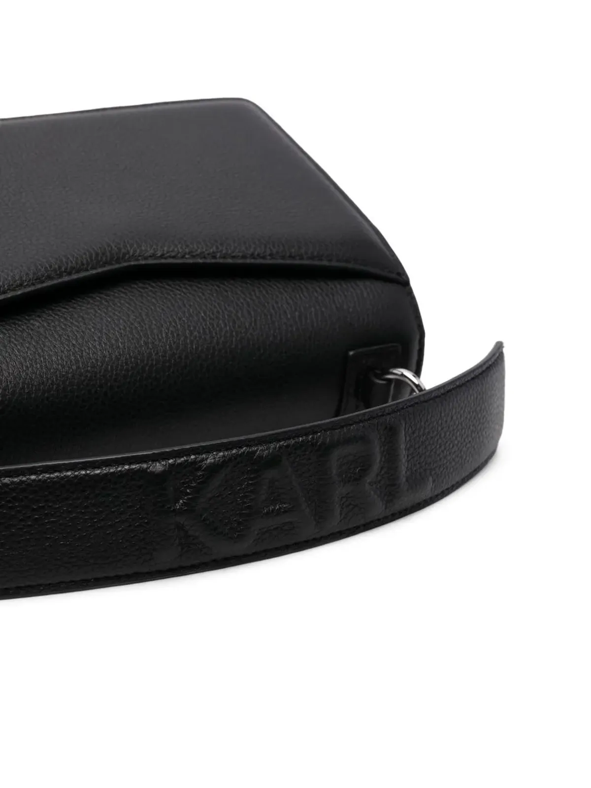 Karl Lagerfeld K/Seven グレインレザー ショルダーバッグ - ブラック - 画像5