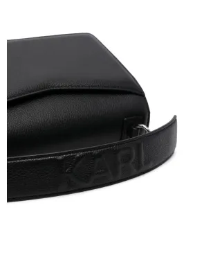 Karl Lagerfeld K/Seven グレインレザー ショルダーバッグ - ブラック - サムネイル5