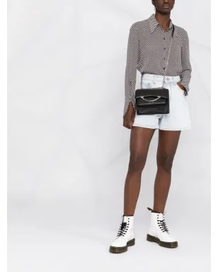 Karl Lagerfeld K/Seven グレインレザー ショルダーバッグ - ブラック - サムネイル2