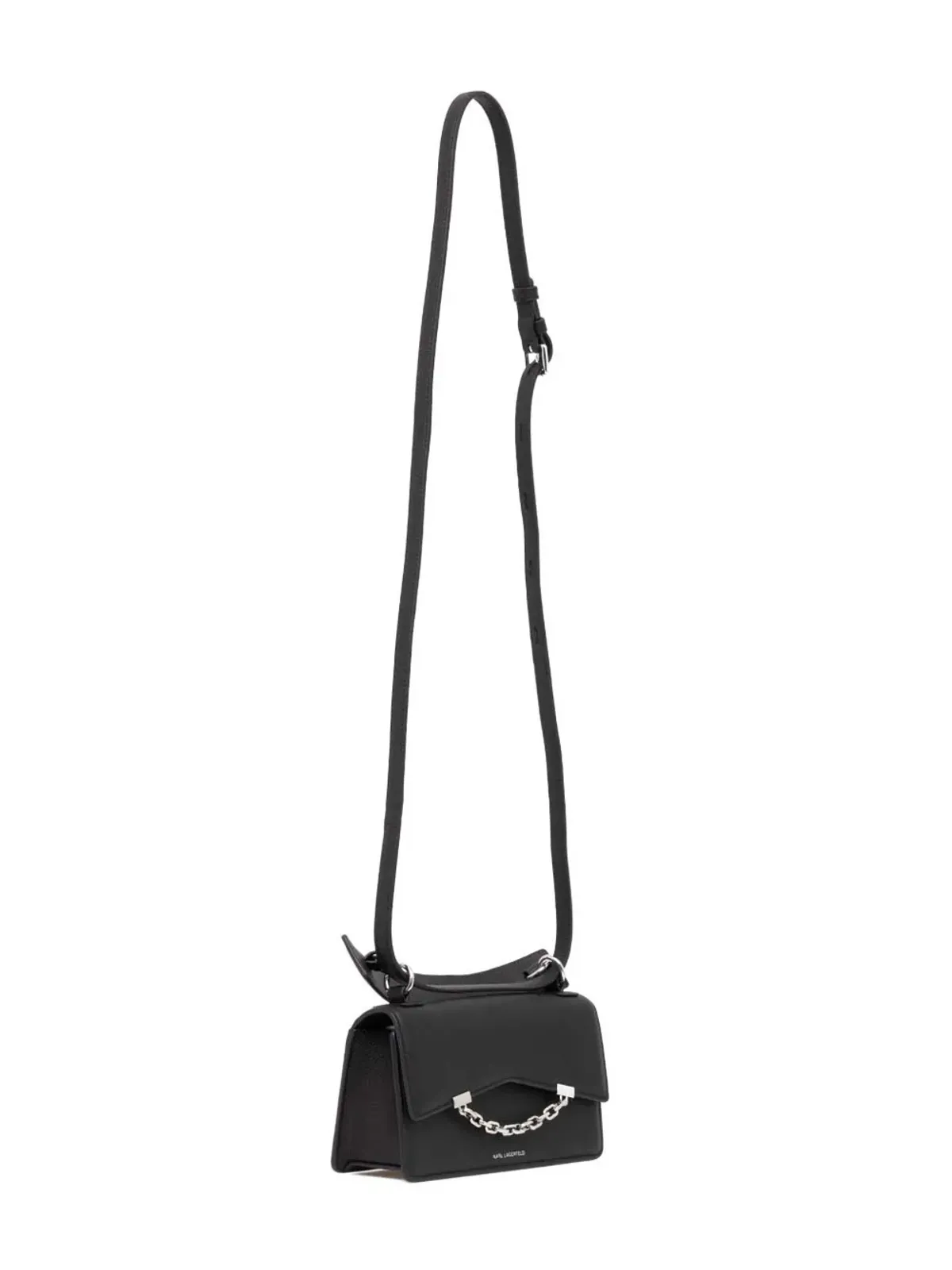 Karl Lagerfeld K/Seven グレインレザー クロスボディバッグ - 画像5