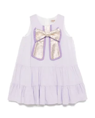 Hucklebones London ギルデッドボウ付きフリルティアードドレス - サムネイル1