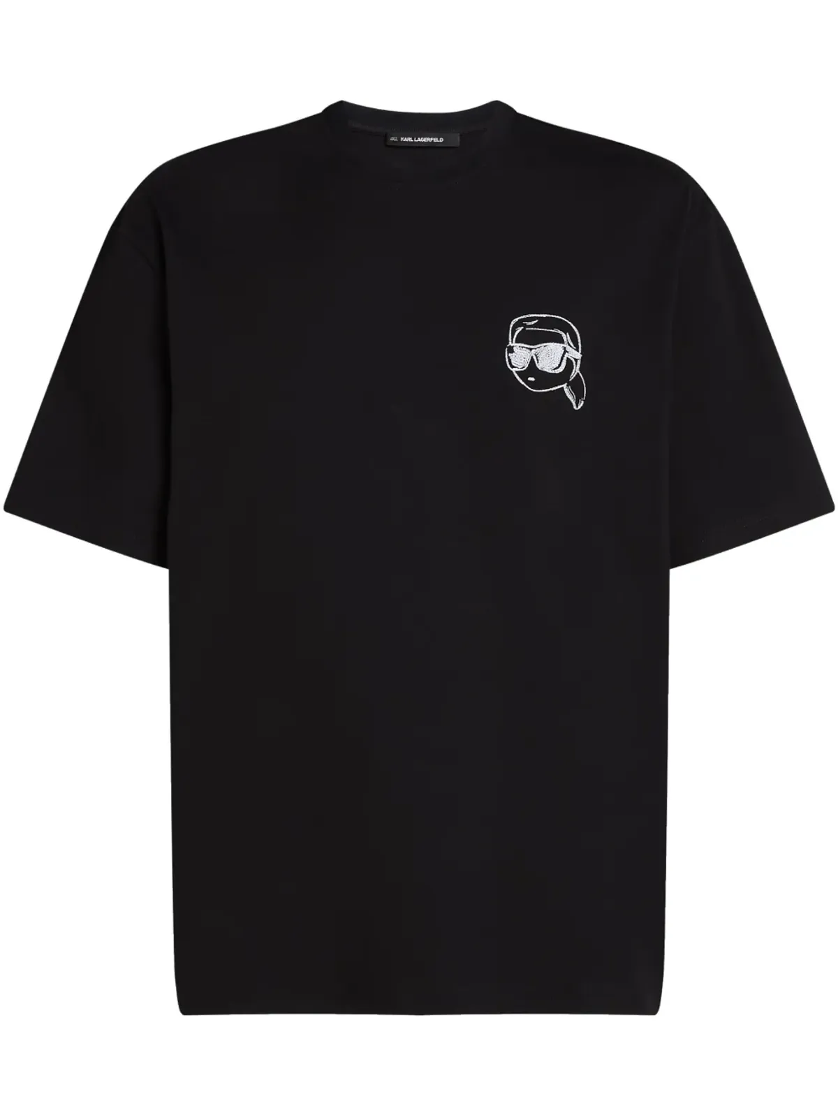 Karl Lagerfeld Ikon Tシャツ - ブラック - 画像1