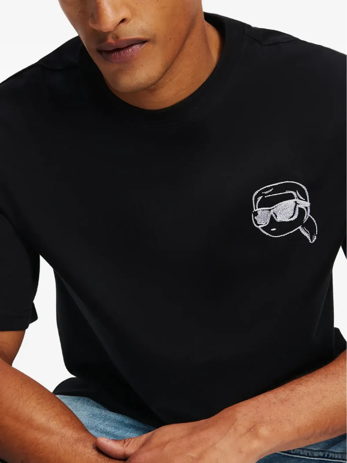 Karl Lagerfeld Ikon Tシャツ - ブラック - 画像5