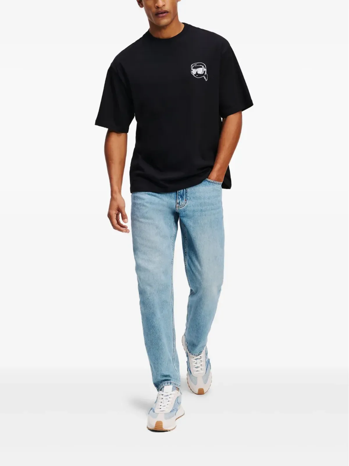 Karl Lagerfeld Ikon Tシャツ - ブラック - 画像2
