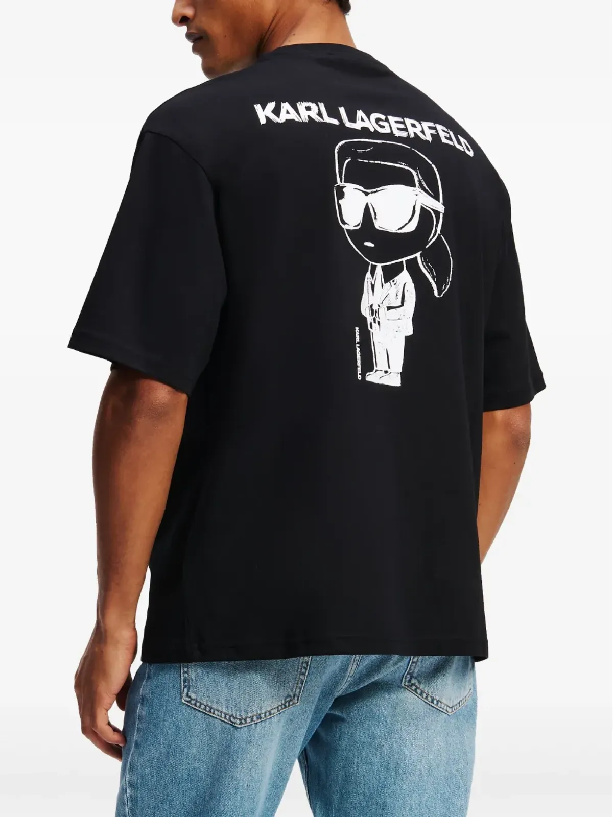 Karl Lagerfeld Ikon Tシャツ - ブラック - 画像4
