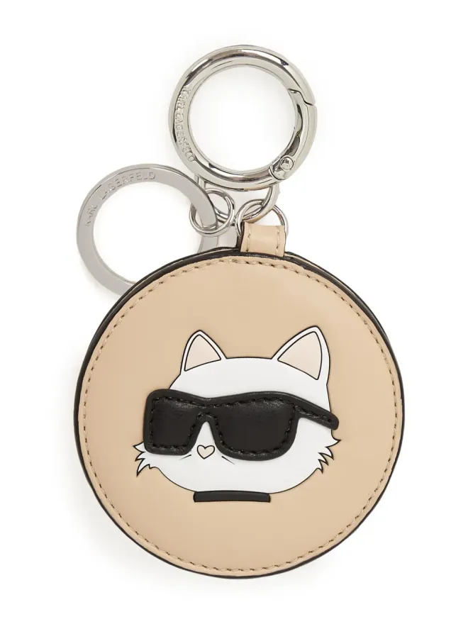 Karl Lagerfeld Karl Lagerfeld Ikon ミラー キーホルダー - ベージュの商品画像
