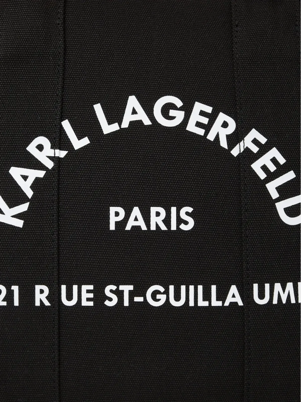 Karl Lagerfeld ミディアム Rue St-Guillaume スクエア トートバッグ - ブラック - 画像4