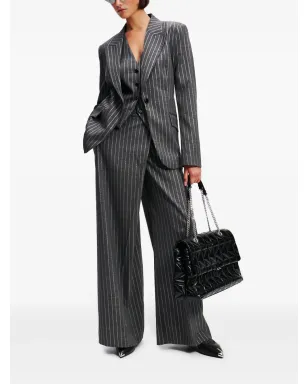 Karl Lagerfeld ピンストライプ ブレザー - グレー - サムネイル2