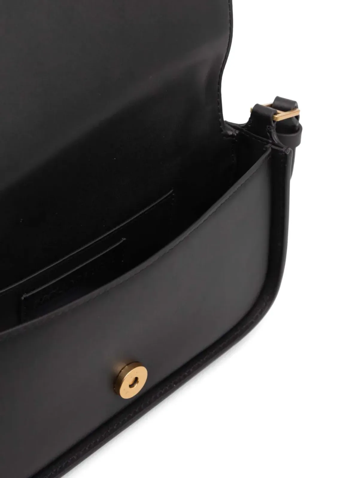 Karl Lagerfeld K/Signature レザーショルダーバッグ - ブラック - 画像4