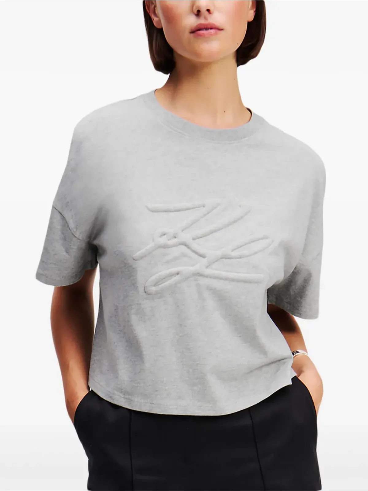 Karl Lagerfeld K/Autograph Tシャツ - グレー - 画像2
