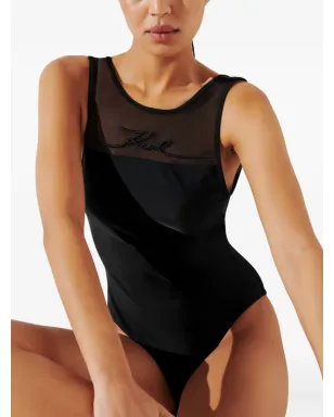 Karl Lagerfeld Signature Rio 水着 - ブラック - サムネイル4
