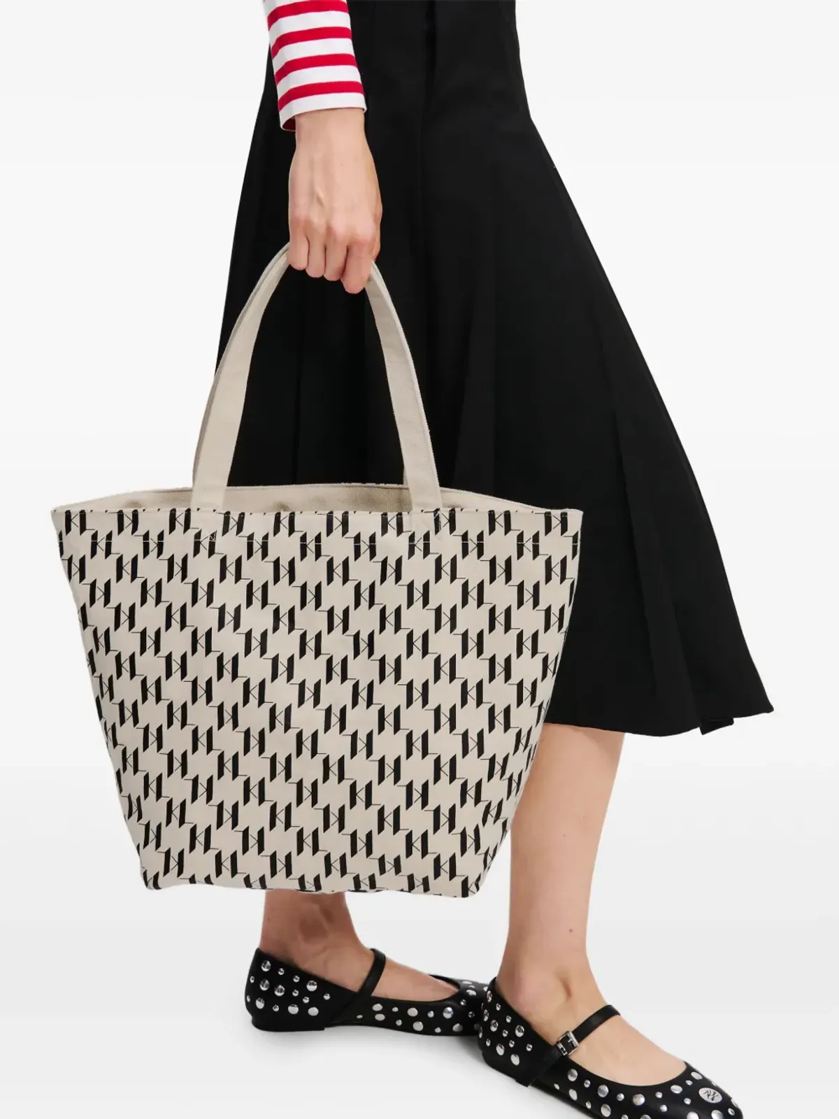 Karl Lagerfeld K/Quote リバーシブル トートバッグ - 画像2
