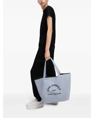 Karl Lagerfeld Rue St-Guillaume トートバッグ ブルー - サムネイル2