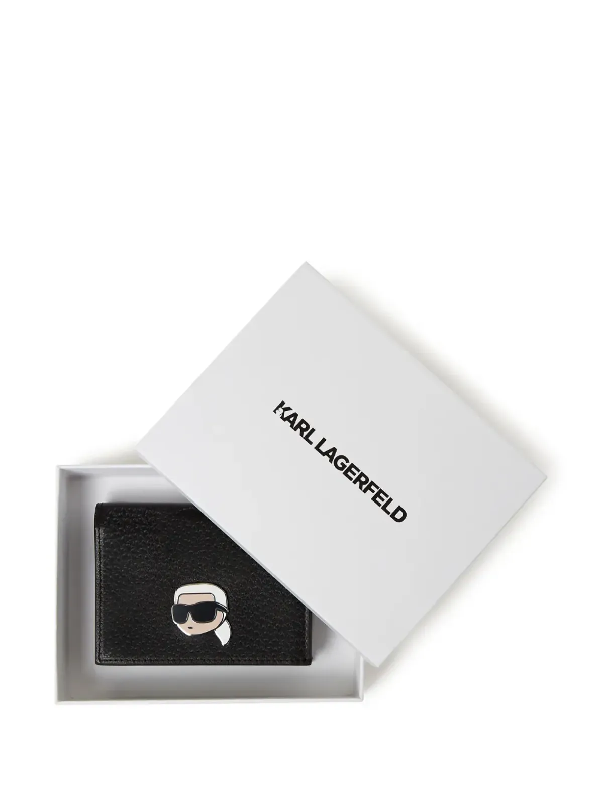 Karl Lagerfeld Ikon ビーフォールド ウォレット - ブラック - 画像4