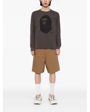 A BATHING APE® Ape head brushed-cotton sweatshirt - Grey - サムネイル2
