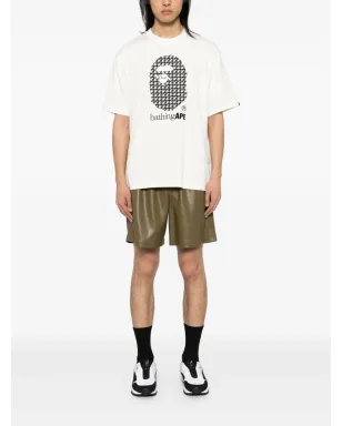 A BATHING APE® STA Houndstooth Tee - Neutrals - サムネイル2