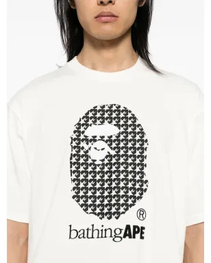 A BATHING APE® STA Houndstooth Tee - Neutrals - サムネイル4