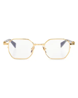 Balmain Eyewear Saint Jean IIメガネ - Gold - サムネイル1