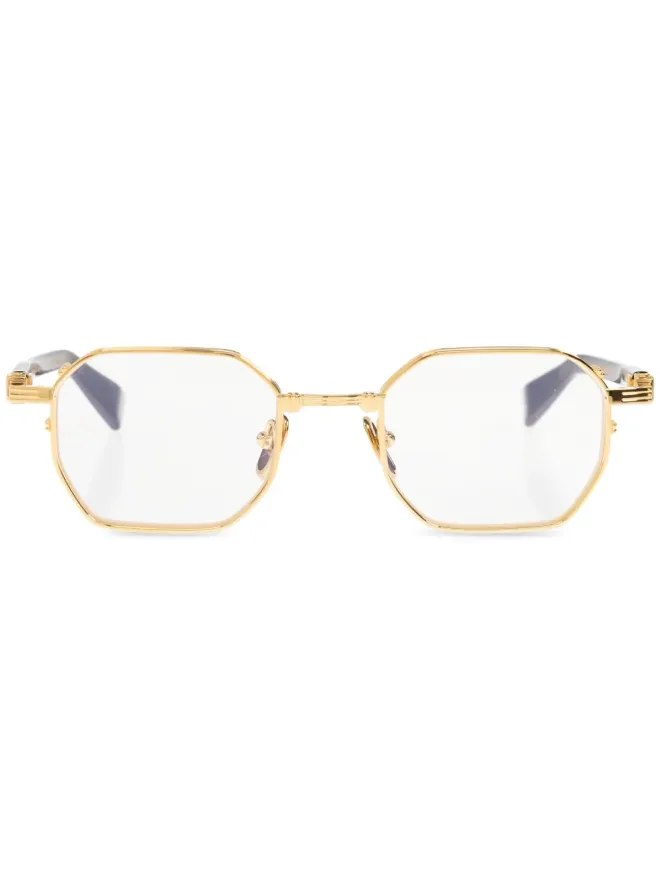 Balmain Eyewear Balmain Eyewear Saint Jean IIメガネ - Goldの商品画像