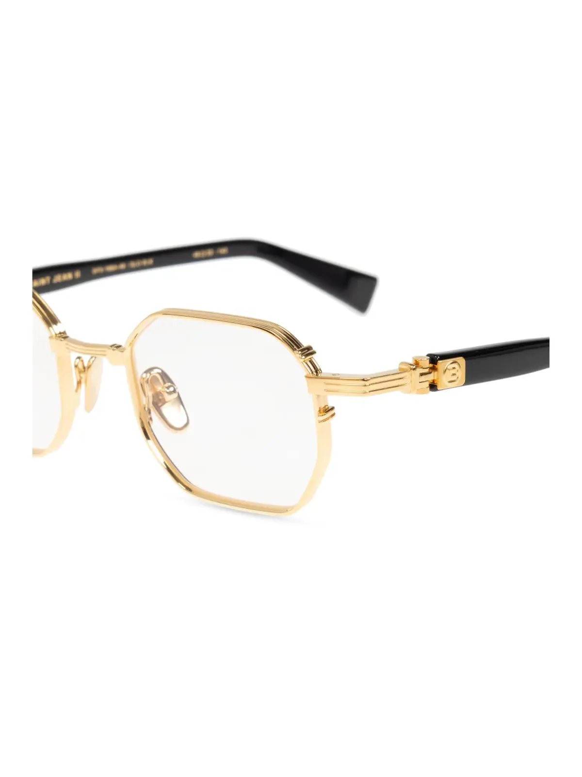 Balmain Eyewear Saint Jean IIメガネ - Gold - 画像5