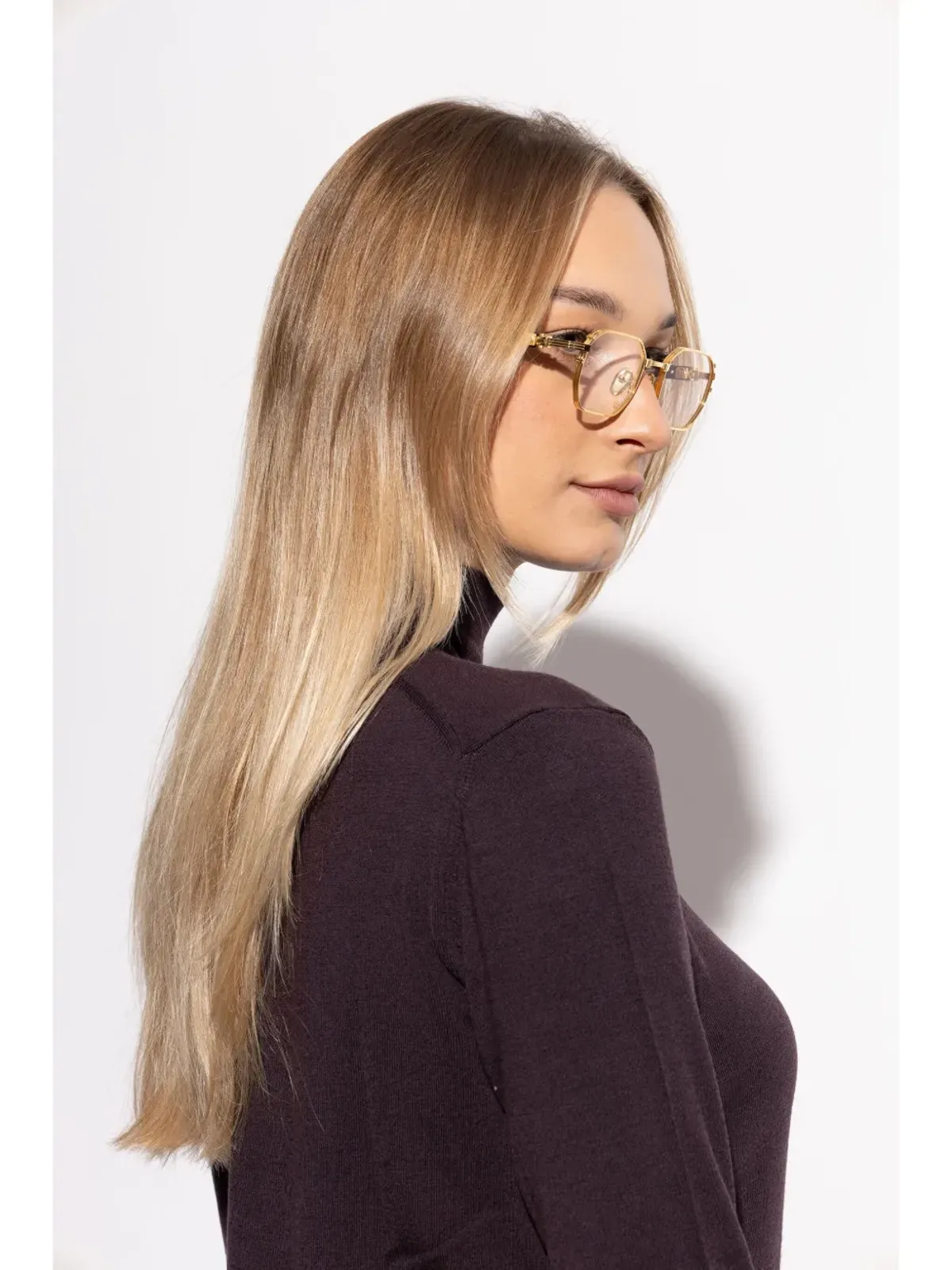 Balmain Eyewear Saint Jean IIメガネ - Gold - 画像2
