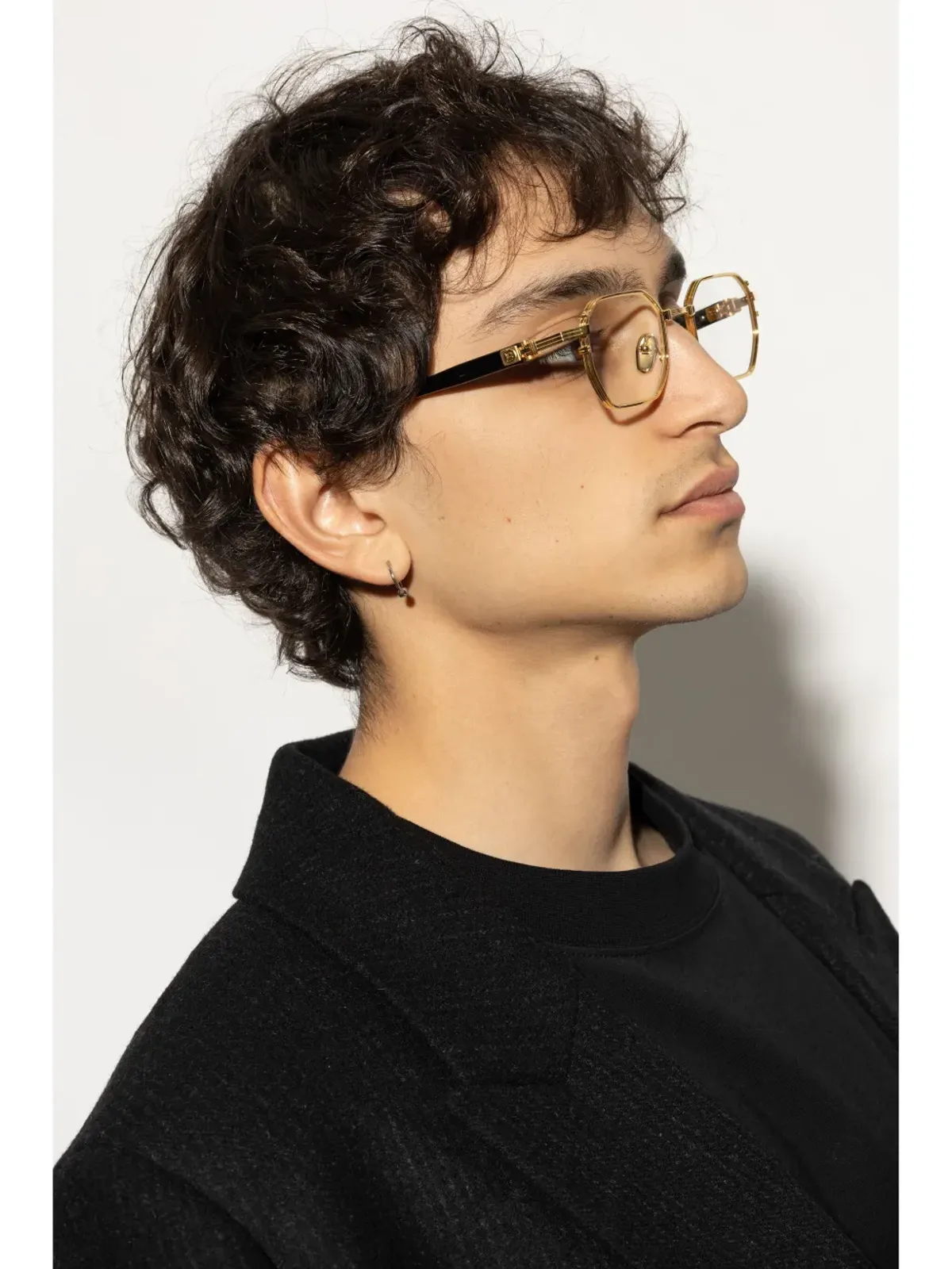 Balmain Eyewear Saint Jean IIメガネ - Gold - 画像4