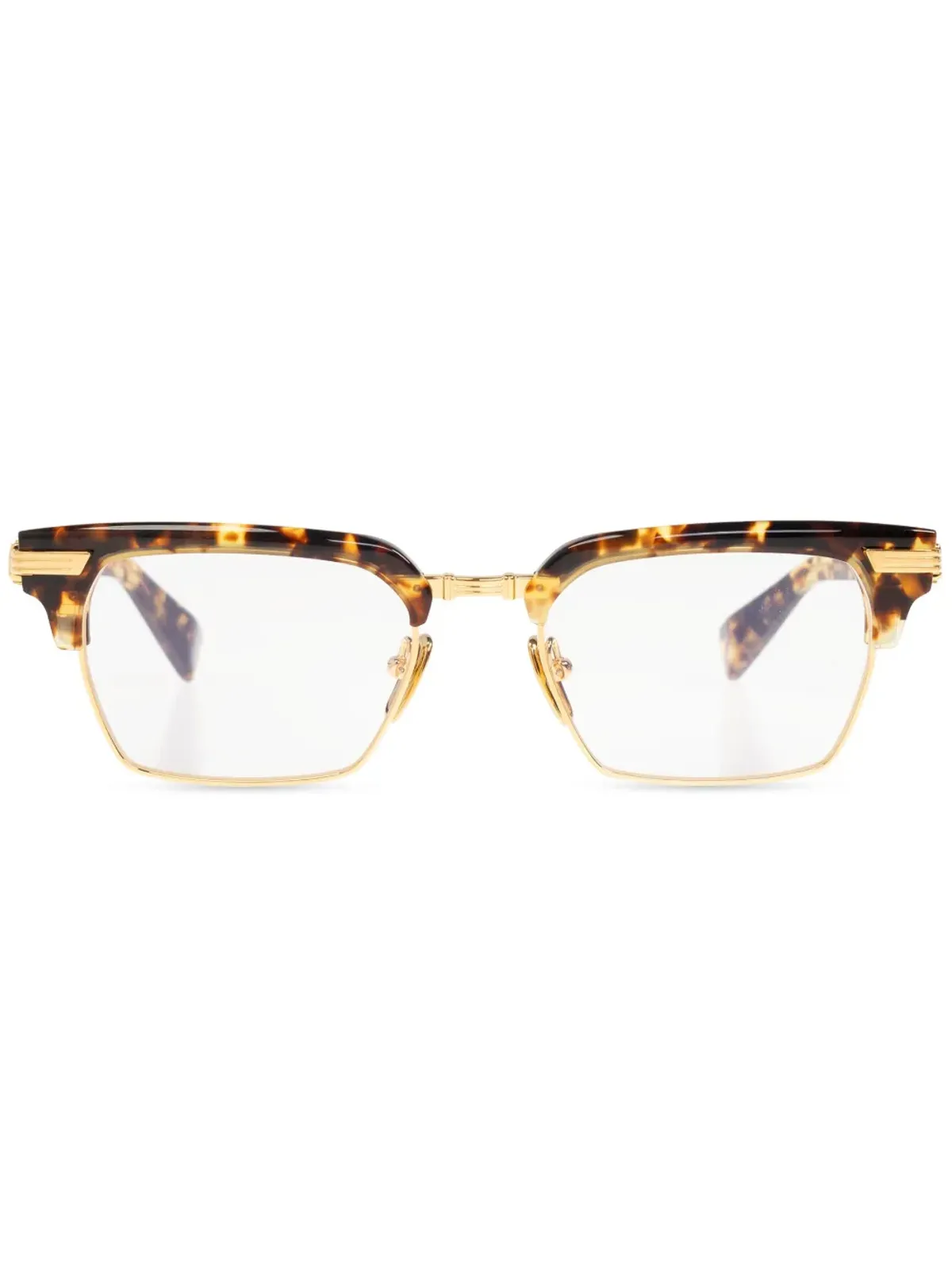Balmain Eyewear Legion II フレーム眼鏡（ブラウン） - 画像1