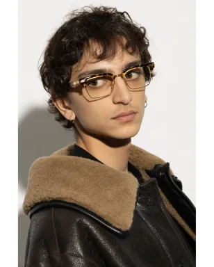 Balmain Eyewear Legion II フレーム眼鏡（ブラウン） - サムネイル3