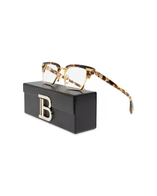 Balmain Eyewear Legion II フレーム眼鏡（ブラウン） - サムネイル4