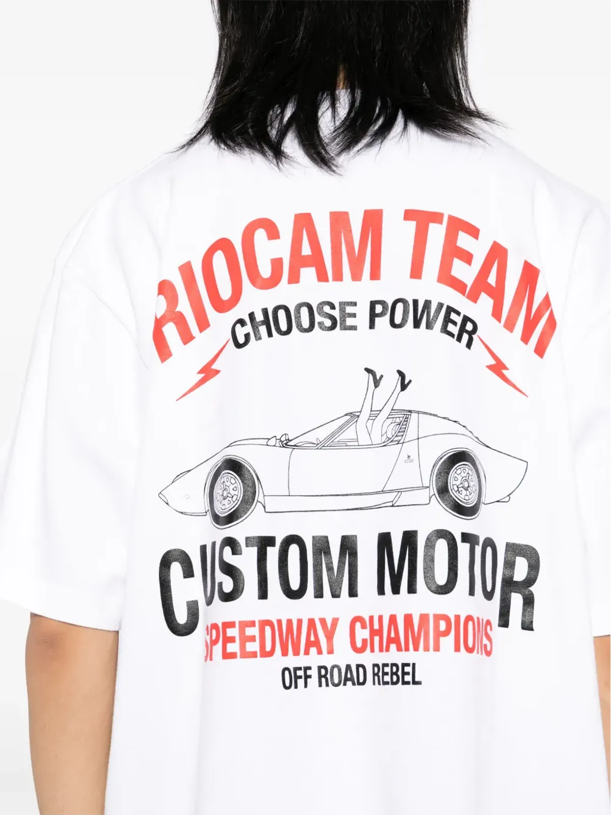 Riocam カー柄プリントTシャツ - 画像4