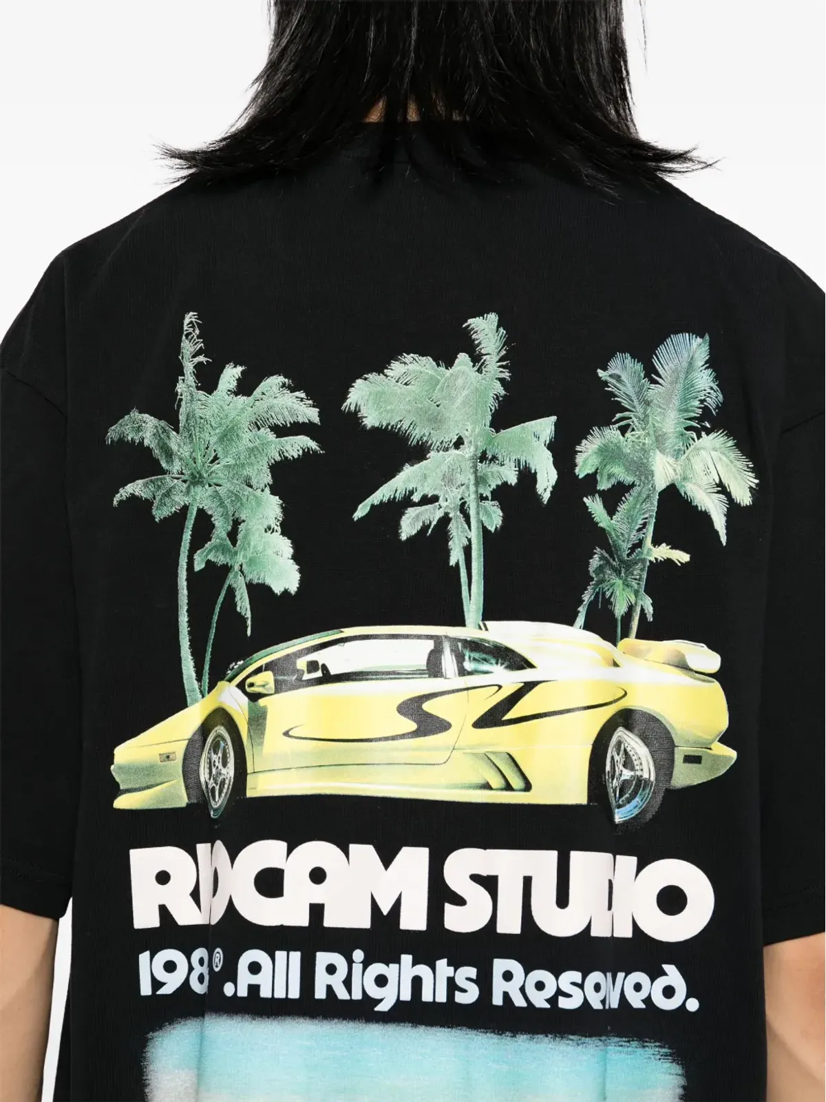 Riocam ランボパームス Tシャツ - ブラック - 画像4