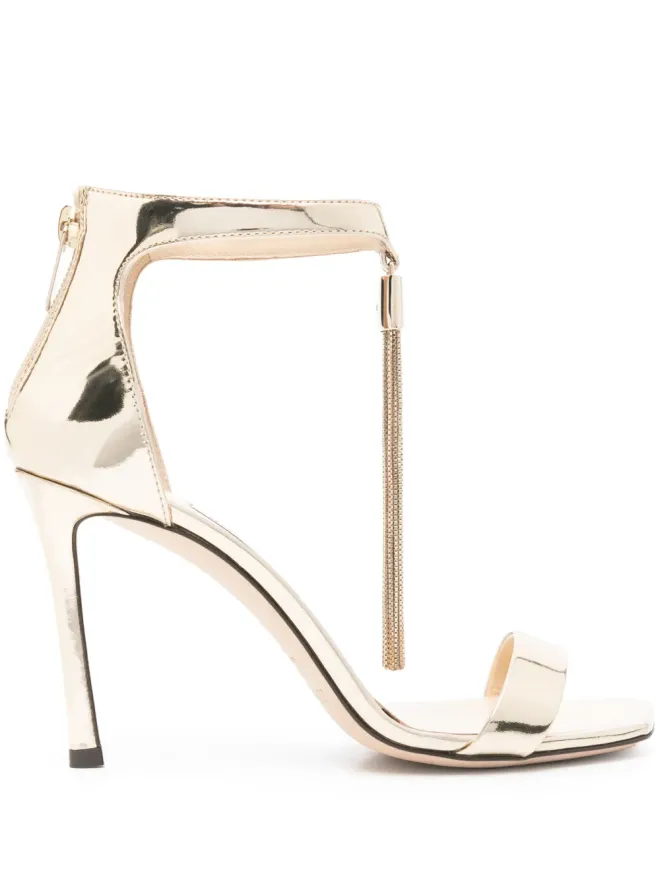 Jimmy Choo Pre-Owned Jimmy Choo ビンテージ ヴィンカ サンダル - ゴールドの商品画像