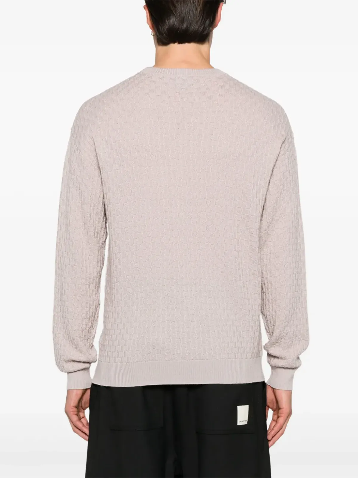 Emporio Armani 3Dニットセーター - 画像4